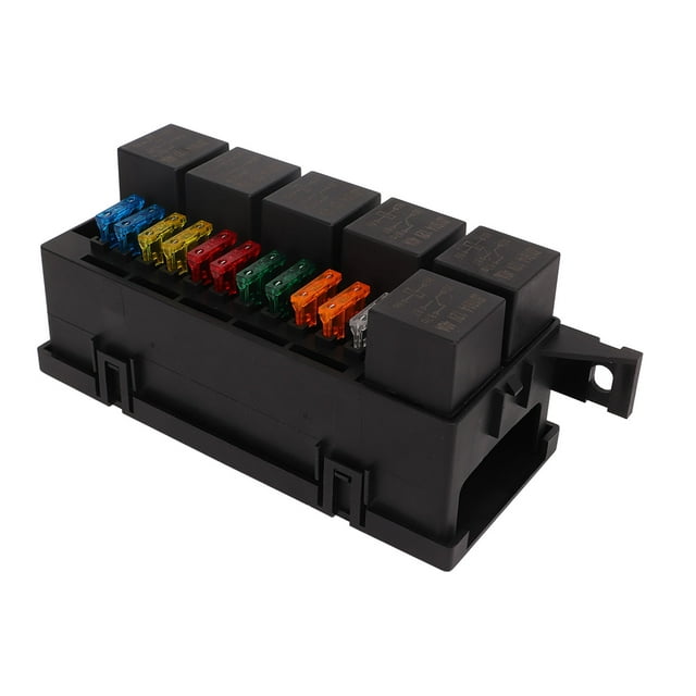 Fuse And Relay Box, Relay Crimp Terminal Box IP65 Waterproof Easy Installation Strong 5 Pins For Ships
