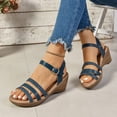 thumbnail image 2 of Wovix Women Dressy Womens Wedge Sandals Comfortable Platform Work Sandals Casual Wedding Shoes, 2 of 9