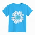 thumbnail image 4 of kpoplk Girl's Cartoon Graphic Tees Short Sleeve Crewneck Oversized Preppy T Shirt Cute Summer Tops(Blue,2-3 Y), 4 of 4