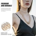 thumbnail image 3 of OULII Rhinestone Spike Embellished Necklace Adjustable for Women 1Set, 3 of 8