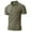A-Green104, variant on XIAOCHA Men's Waffle Knit Polo Shirt Office Everyday Short-Sleeve Collared Top Breathable Stretch Gym Shirts