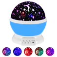 thumbnail image 4 of Starry Sky Night Light Projector with Battery Powered USB Charged Night Light Projector for Children‘s Room Weddings Birthdays Parties Decoration ( Blue), 4 of 6