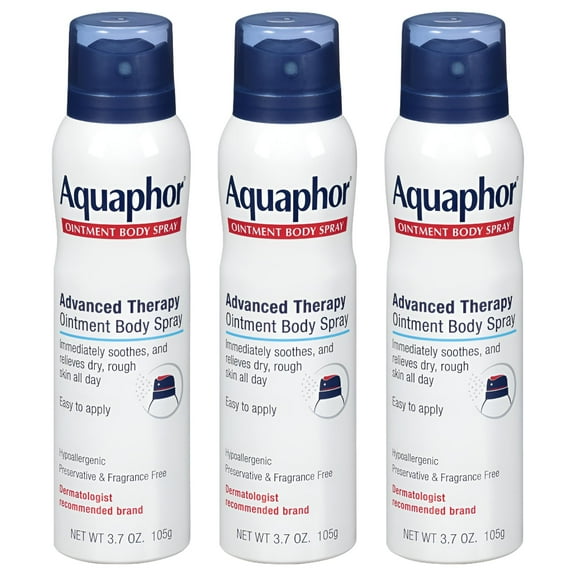 Aquaphor Advanced Therapy Ointment Body Spray 3.72 oz (Pack of 3)