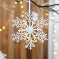 thumbnail image 2 of Car Hanging Decorations Cute Flocked Lambs Ear Garland Christmas Transparent String for Christmas String Beads Beads Curtains Christmas Snowflake Christmas Tree Snowflake Acrylic Transparent, 2 of 4