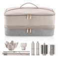 thumbnail image 1 of Travel Hairdressing Tool Storage Bag with Handle Large Capacity Hair Curler Container for Business Trip, 1 of 5