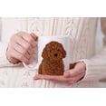 thumbnail image 7 of WIRESTER 11 Oz Ceramic Tea Cup Coffee Mug, Brown Toy Poodle, 7 of 7