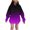 Purple, variant on Auroural Girls Clothes 10-12 Girls Sweatshirts 10/12 Girls Winter Printing Long Adding Velvet Casual And Comfortable Long Sleeve Hoodie for Kids Girls Clothes Girls Hoodies
