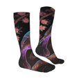thumbnail image 3 of Picia Women Crew Soft Moisture-wicking Socks Bird4 Pattern Design Cotton Socks, One Size fit All, 3 of 9