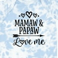 thumbnail image 4 of Inktastic Mamaw and Papaw Love Me Girls Baby Bodysuit, 4 of 5