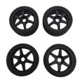 thumbnail image 2 of 4pcs 17mm RC Rally Car Tires, Plastic Rally Racing Tires Wheel Rims for 1/7 1/8 RC Car, 2 of 7