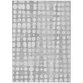 thumbnail image 2 of Addison Rugs Chantille Indoor/Outdoor Transitional Circles Gray Washable Rectangle Rug, 10' x 14', 2 of 6