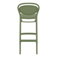 thumbnail image 5 of Compamia Marcel Contemporary Resin Indoor/Outdoor Bar Stool Olive Green, 5 of 5