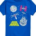 thumbnail image 3 of Star Wars - Millennium Falcon, Death Star, & Ships - Toddler And Youth Short Sleeve Tee, 3 of 5