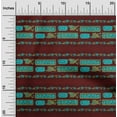 thumbnail image 1 of oneOone Cotton Silk Fabric Ethnic Block Print Fabric By Yard 42 Inch Wide, 1 of 4