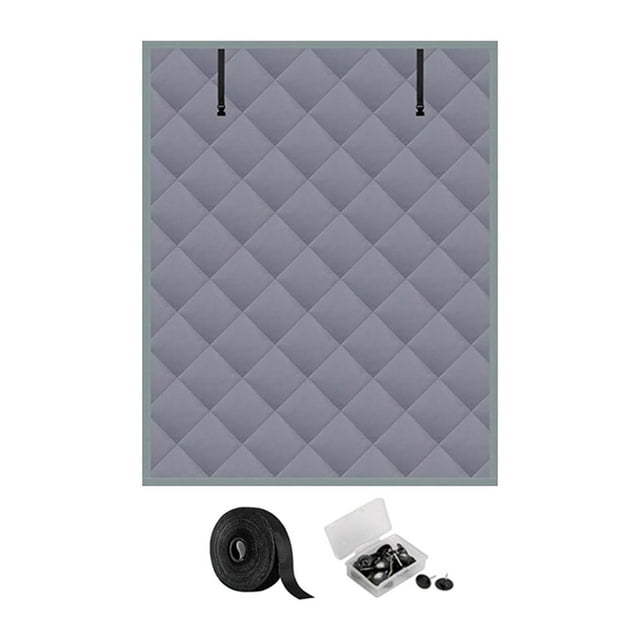 Luzkey Couvre-fenêtre Thermique, Store Occultant avec Attache en Coton Isolation de Fenêtre Rideau de Fenêtre Isolé Couverture de Fenêtre Isolée 47x63 Po