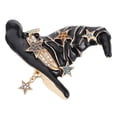 thumbnail image 2 of Miangastore Halloween Witch Hat Rhinestone Brooch Pin Metal Alloy Jewelry Accessory Halloween Party Brooch Pins for Costumes Sweaters Scarves Backpacks, 2 of 8
