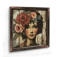 thumbnail image 7 of Floral Portrait Wood Art Wooden Sign Wall Plaque - Vintage Art Decoration, Wall Decoration - Ideal Gift For Home Decoration, Living Room, Bathroom, Bedroom, Garden, Dining, Bar, Cafe, Festival Part, 7 of 7