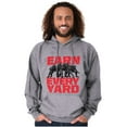 thumbnail image 4 of Football Athlete Earn Every Yard Hoodie Hooded Sweatshirt Men Brisco Brands S, 4 of 6
