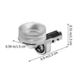 thumbnail image 2 of HONMEET 40Ud Soportes Para Estantes Ajustables De Zinc Aleado Para Cocina Clóset Y Tiendas Plata, 2 of 6