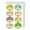 A, variant on HuiXinOu Easter Name Label Stickers 80 Pack Writeable Gift Tags for Eggs Classroom Party Decorations