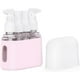 thumbnail image 1 of Mini Shampoo Dispenser Portable Travel Bottle Set Leak Proof Pump Bottles Containers Travel Size Containers Airplane Accessories Kits for Toiletries Shampoo Conditioner Lotion Liquid (Pink,4 in 1), 1 of 8