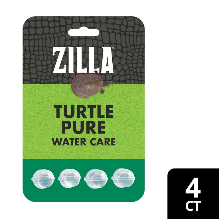 Zilla Turtle Water Care Aquarium Water Conditioner 4 Count with