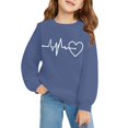 thumbnail image 6 of Ruyang Girls Heart Sweatshirts Fall Winter Cute Trendy Oversized Sweatshirt Long Sleeve Crewneck School Pullover Tops, 6 of 7