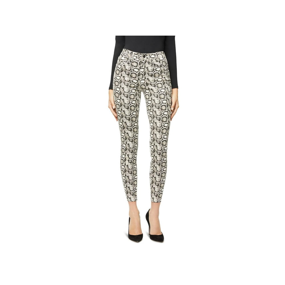Good American - Good American Womens Snake Print High Waist Skinny Jeans - Walmart.com - Walmart.com