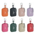 thumbnail image 2 of Royal Bagger Mini Earphone Bag Genuine Leather Zipper Key Wallet with Keychain, Portable Headphone Case for Men & Women 3901, 2 of 9