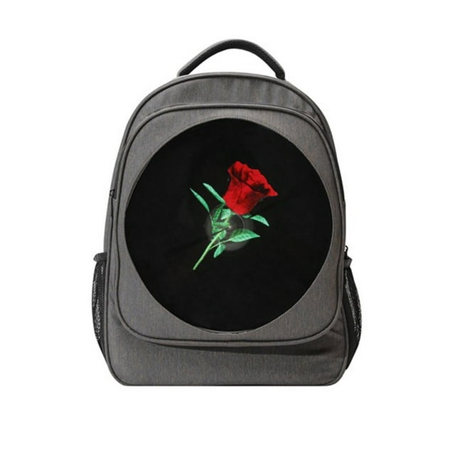 3D Hologram Projector Fan Advertising Backpack LED Display Screen Shoulder Bag Holographic Lamp ,Versatile Design
