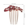 thumbnail image 3 of Peigne de Mariée Accessoire de Cheveux de Mariée Fleur, 3 of 7