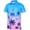 Blue Palm, variant on Big Boys Polo Shirts Collared Palm Printed Hawaiian Shirt Short Sleeve Top