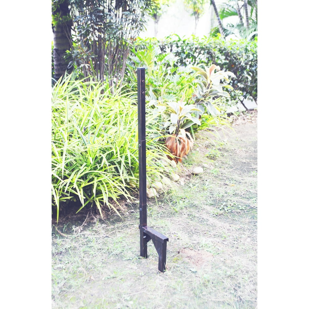 Better Homes & Gardens 39Inch Height Hose Hanger Metal Post, Bronze
