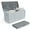Gray Body-Gray Lid, variant on RONG-3 Foldable 75 Gallon Outdoor Storage Box, Plastic Storage Containers with Lid, Patio Deck Box Furniture for Garden, Pool, Balcony, Yard (Gray Body-Gray Lid)