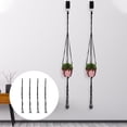 thumbnail image 3 of 4Pcs Macrame Plant Hangers Handmade Cotton Rope Hanging Plant Holder Home Decors, 3 of 8