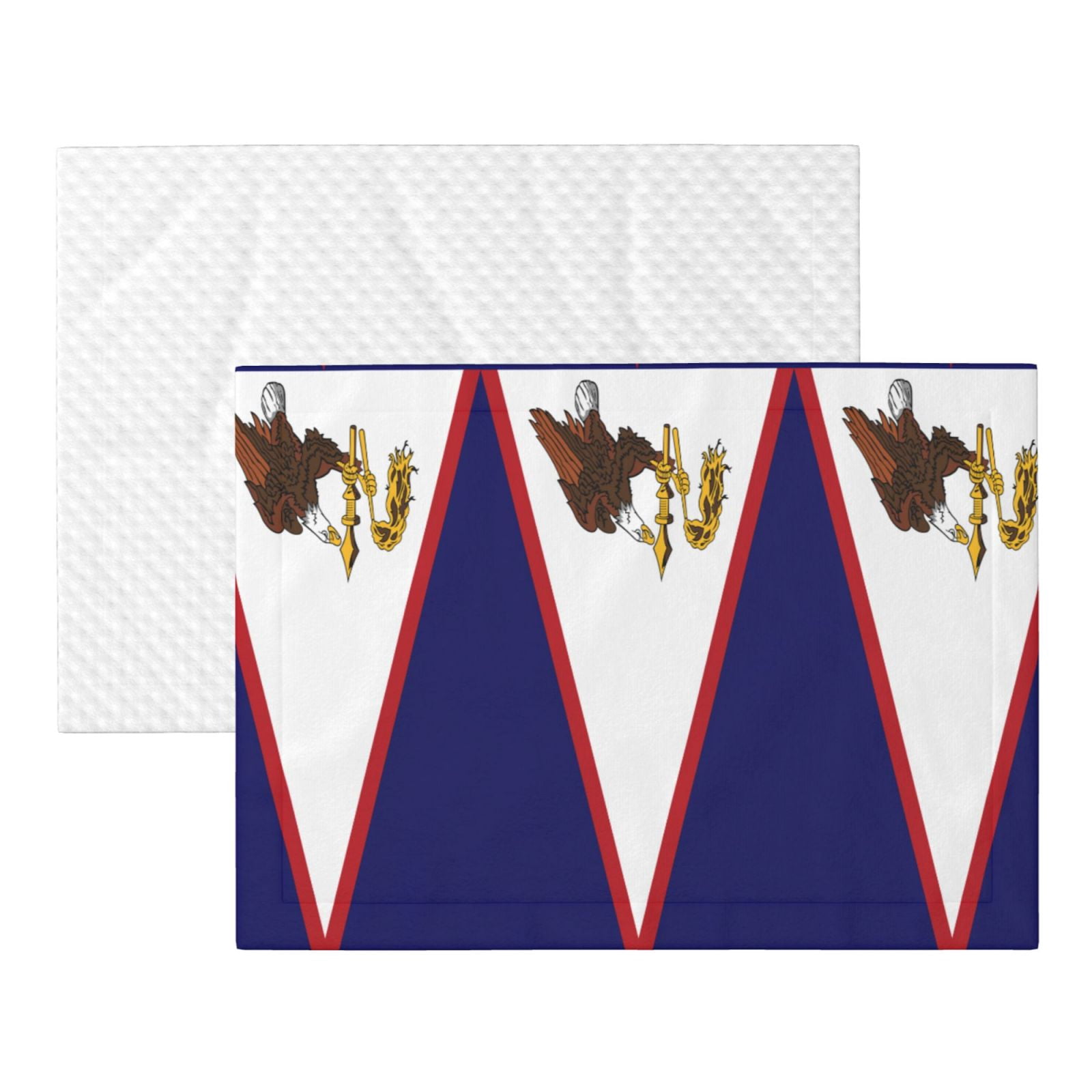 Flannel Throw Dog Blanket America Samoa Flag Soft Warm Print Pet Blankets for Small Dog Cat Puppy