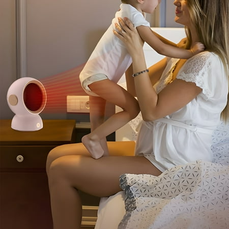 

Household Desktop Heater 5.82*6.69*8.36 Inch Hot Heater Warmer Super Wind Speeds 1200W Overheat Protection Suitable For Home Office Bedroom Bathroom Gift Choice