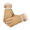 Khaki, variant on Men'S Strong Sheepskin Wool Leather Gloves Mittens - Navy blue