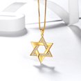 thumbnail image 3 of Jewmon Jewish Star of David Pendant Necklace Women Magen David Hexagram Charm Amulet Jewelry Gift, 3 of 8