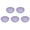 PP, variant on EGNMCR Kitchen Gadgets, 5PCS Dinner Plates - 5.7Inch Impregnable Dinner Plates Set Of 5 - Dishwasher & Microwave Safe Plastic Plates Reusable - Lightweight Plates For Kitchen,camping Dinner Plates
