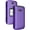Purple, variant on Case for Jitterbug Flip2, Nakedcellphone [Red] Protective Snap-On Hard Shell Cover [Grid Texture] for Jitterbug Flip 2 Phone (aka Lively Flip) (4053SJ7)