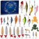 thumbnail image 1 of Fishing Christmas Calendar 2024 - Set of Fishing Tackle, Fishing Gear for Adult Men Boys, Fishing Accessories (24 Pcs), 1 of 4