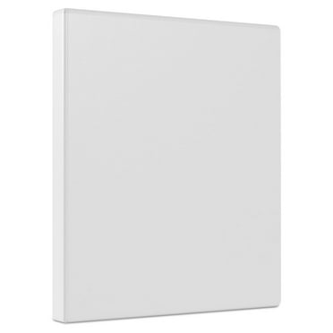 GaGaLee Staples 358166 .5-inch Round 3-Ring View Binder White, 12/Carton (21682)