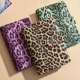 thumbnail image 4 of A6 Leopard Refillable Notebook, DIY Leather Cover Binder with Card Slots & Pen Holder, Multi-Use Journal for Writing, Notes, Travel,Black, 4 of 7
