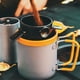 thumbnail image 3 of Toystoory Widesea-taza de agua de 480ml para mochilero, taza para beber, Picnic, barbacoa, pesca, Camper, bebida, aleación de aluminio, Anti-escaldado Kits de desorden para acampar Toystoory OD028268-00B, 3 of 6