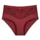 thumbnail image 1 of Gibobby Calzones de encaje para mujer Calzoncillos de algodón ahuecados sin costuras de cintura de encaje para mujer(Rojo,G), 1 of 2