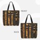 thumbnail image 2 of Fotbe Ancient Egyptian Hieroglyph Bolsa Tote con Estampado para Mujer, Bolsos con Cremallera, Bolsa de Hombro Casual de Gran Capacidad con Bolsillos Internos, 2 of 7