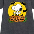 thumbnail image 2 of Peanuts - Snoopy Vampire and Woodstock - Toddler And Youth Girls Fleece Dress, 2 of 5
