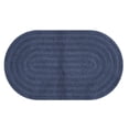 thumbnail image 2 of 40x60cm Elliptical Microfiber Bath Mat, Soft Absorbent Non-Slip Rug for Bathroom Shower Kitchen, 1 Count, 2 of 5