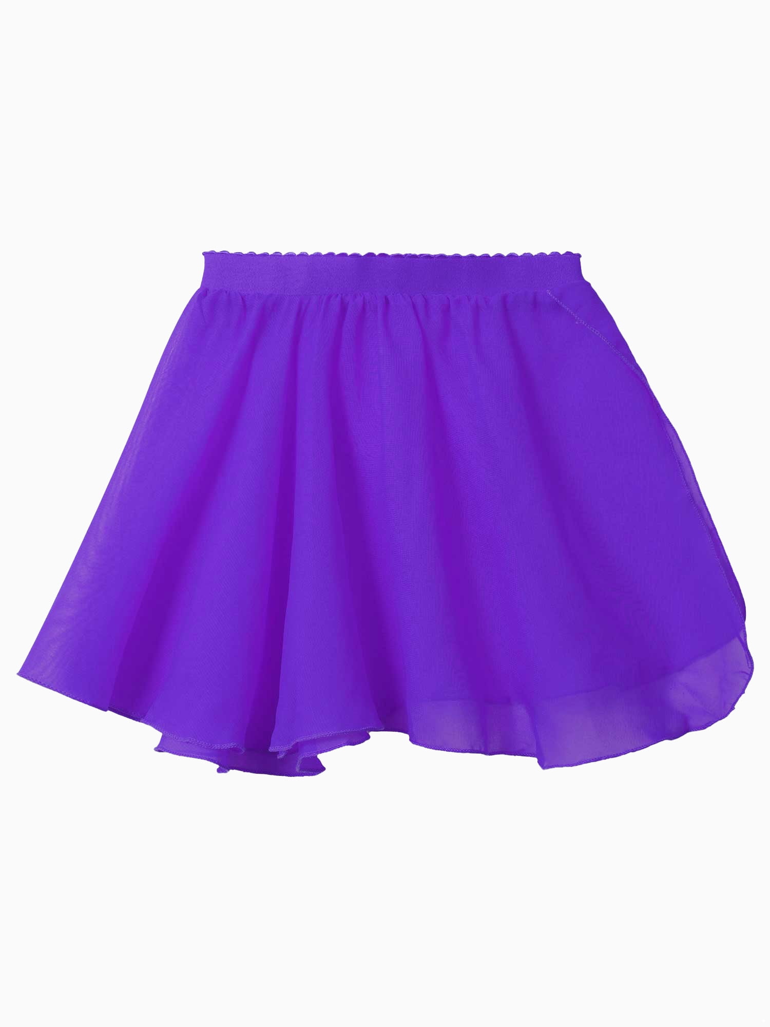 inhzoy Little Kids Girls Wrap Solid Color Skirt Purple 15 16 Walmart